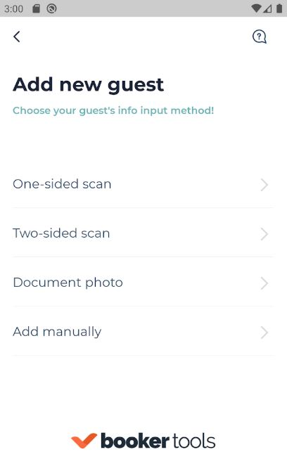 screenshot of Booker Tools